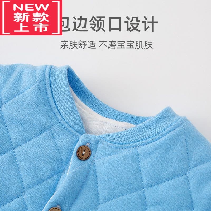 可莉允宝宝棉袄冬季新品儿童短款棉服男童加厚保暖上衣婴儿棉衣夹棉外套图片