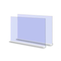海格利320*260mm 展示铭牌 (计价单位:个) 白色 版纸 坚固耐用 精美品质