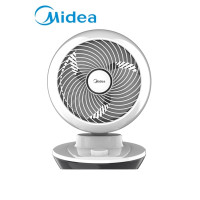 美的(Midea)FGA20XA家用空气循环风扇电风扇台式扇卧室立体对流扇低噪台式空调伴侣扇