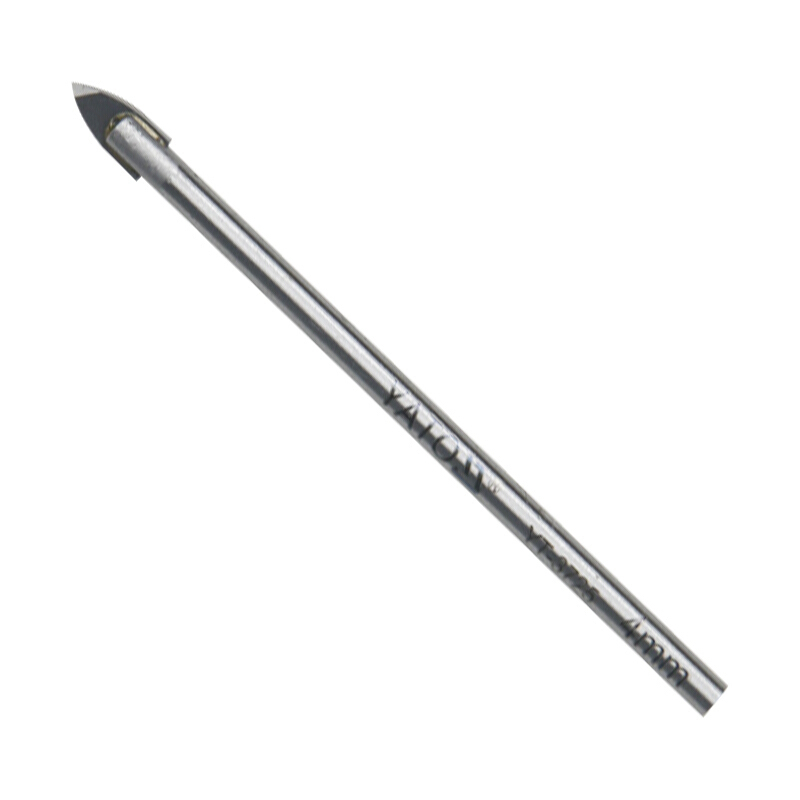 易尔拓(YATO)瓷砖陶瓷墙壁玻璃开孔器合金超硬手电钻打孔扩孔四刃三角钻头8mm YT-3727
