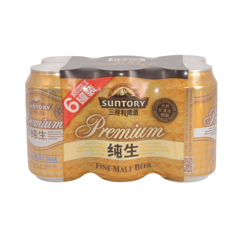 三得利啤酒(Suntory)纯生 330ml*6罐