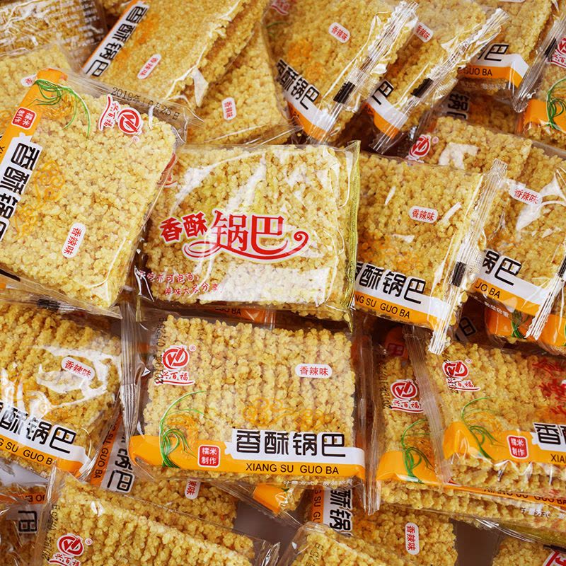 手工糯米小米香酥锅巴网红小吃原味麻辣零食散装休闲食品图片