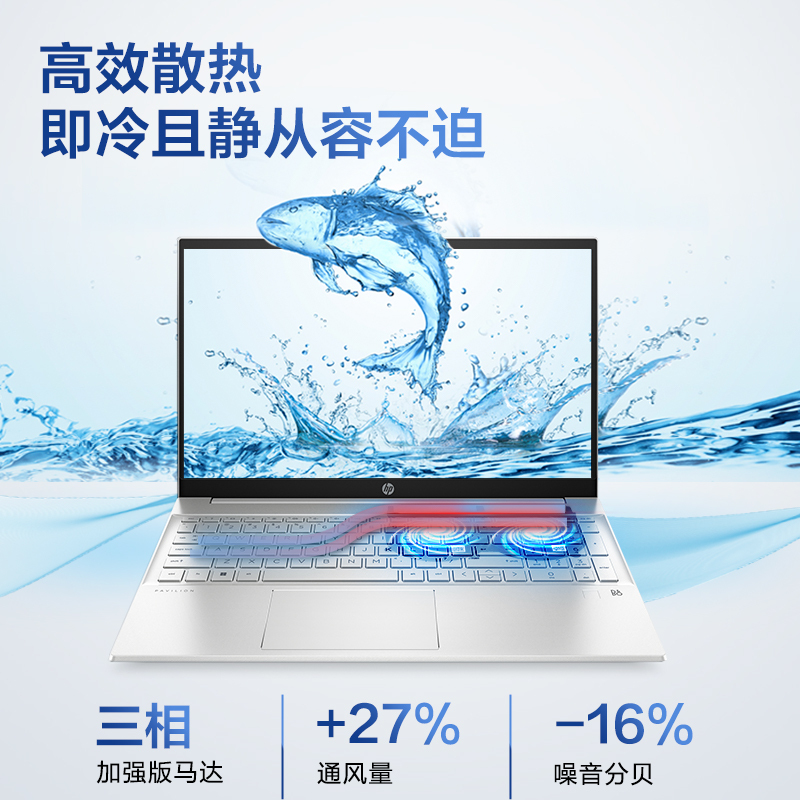 惠普HP星Book Plus15笔记本电脑轻薄本15.6英寸商务办公学习(13代英特尔酷睿i5-1340P 16G 1TB 指纹识别 A/C面金属 银色)[15-eg3060TU]