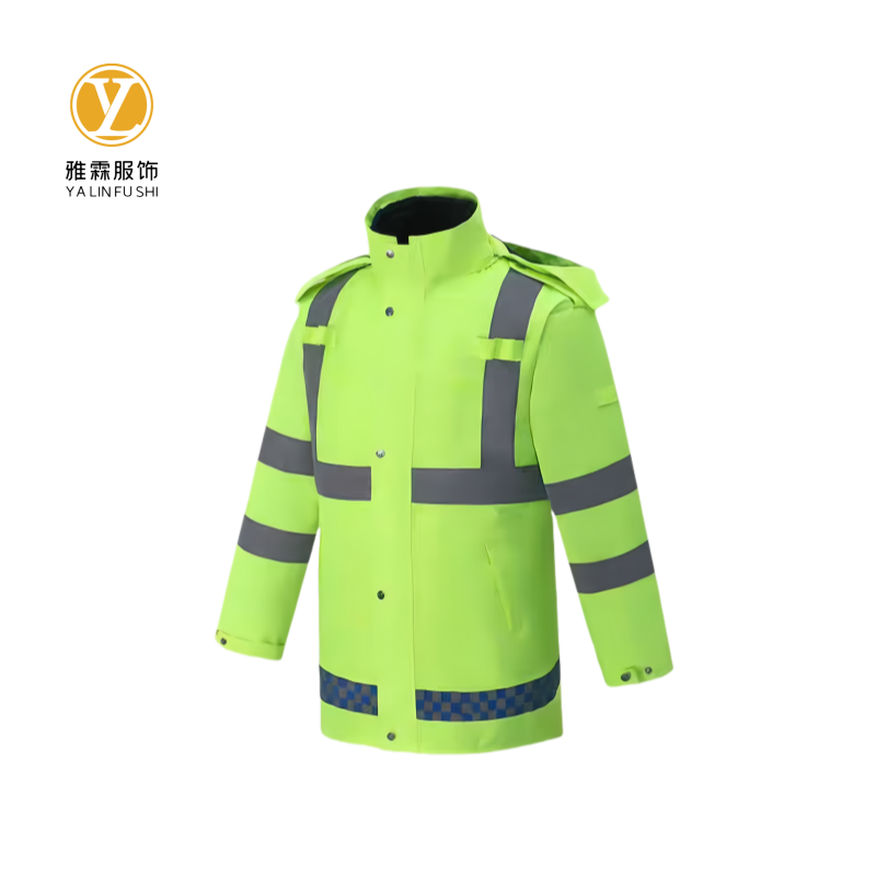 雅霖服 300D雨衣可拆卸防寒服YLF-XZ507 件高清大图