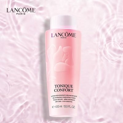 LANCOME兰蔻粉水 清滢保湿柔肤水400ml大容量爽肤水干皮亲妈 保湿补水 补水保湿滋润不粘稠通透明亮 全新粉水 兰蔻粉水400ml