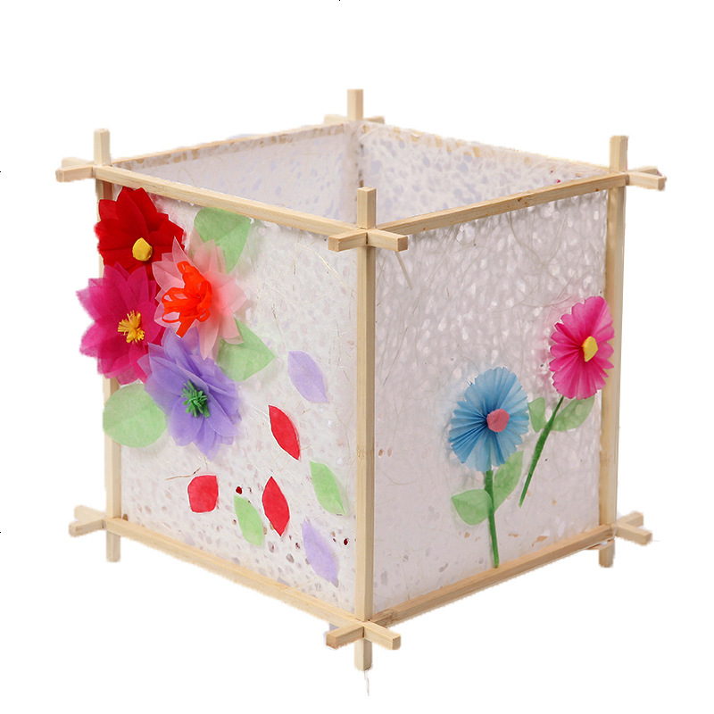 元宵春节过年纸灯笼diy手工制作灯笼材料包中式宫灯仿古新年手提