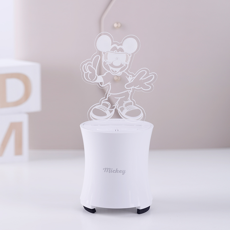 Disney迪士尼无线蓝牙音响2022年新款家用发光小夜灯高颜值音箱卡通女生可爱生日礼物小型迷你高音质低音炮