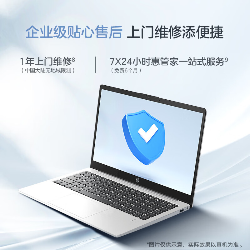 惠普(HP)锐14 新AMD锐龙 14英寸商务办公轻薄本笔记本电脑(六核R5-7530U 32G 1TB固态 指纹识别 一年上门 通过13项军标认证)升级版高清大图