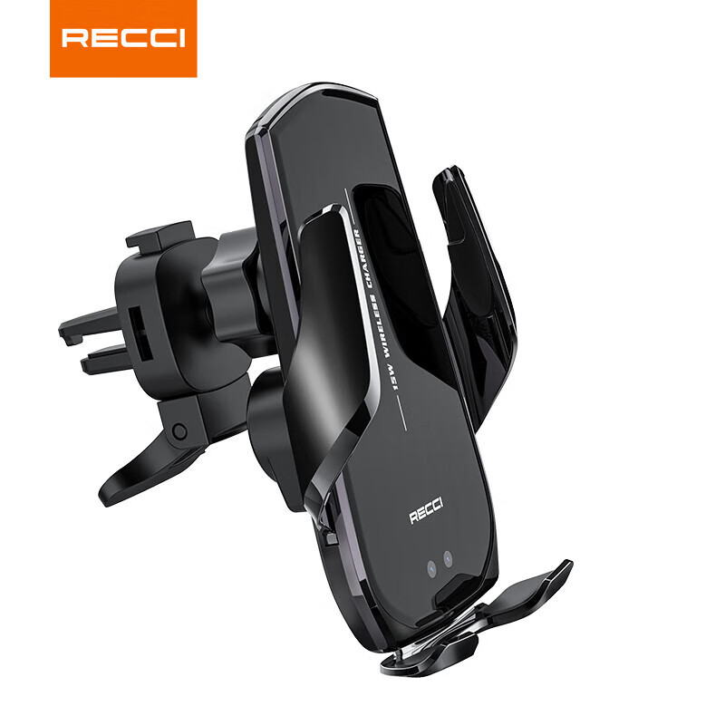 锐思(Recci)RHO-C27车载手机支架磁吸充电感应伸缩红外线感应 车载无线充电器高清大图