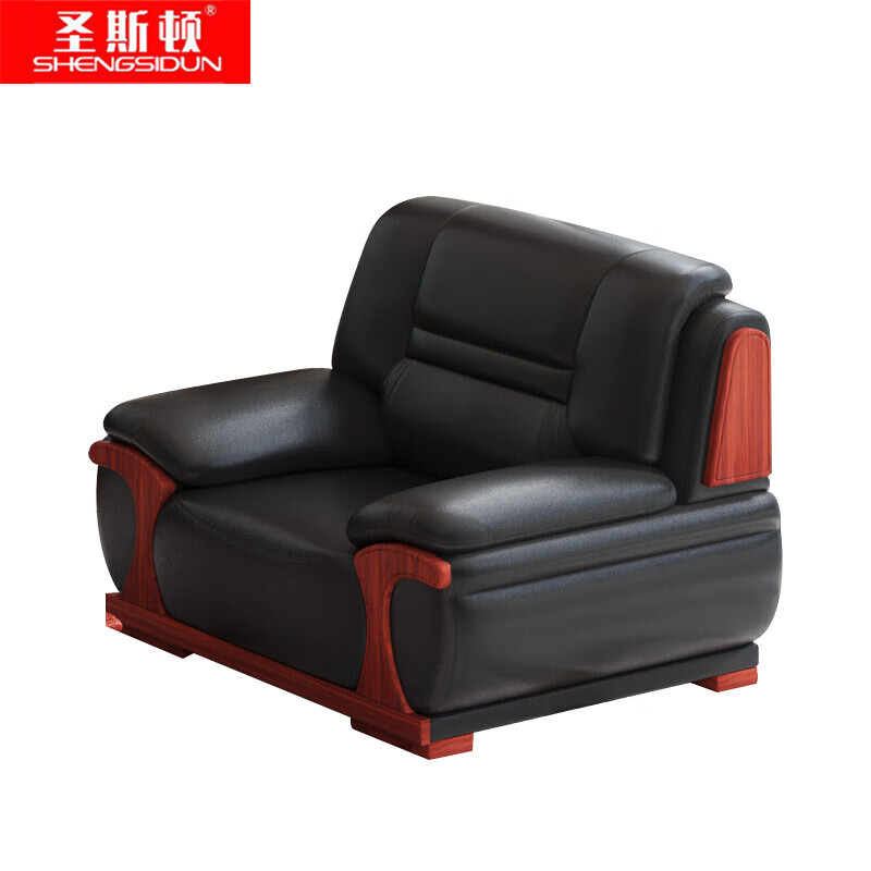 圣斯顿 HF9051-1-1 单人位西皮沙发1200*830*820mm(单位:张)黑色