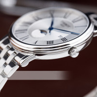天梭(TISSOT)瑞士手表 卡森臻我系列腕表 钢带石英男表T122.423.11.033.00