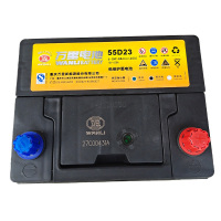 万里WANLI 免维护系列蓄电池6-QW-88min(450)12v450A（55D23）