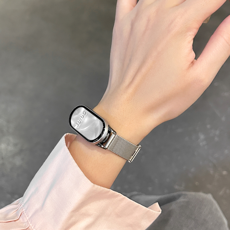 适用红米手表5表带磁吸滑扣编织尼龙回环手表带REDMI Watch5腕带3139B