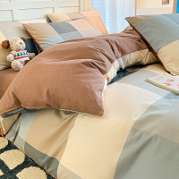 被套单件128x68被罩纯棉单人宿舍被单被套1.5四件套四季通用_788 1.5米床单四件套【床单230x245被套200x230】 格韵【亲肤柔软裸睡】