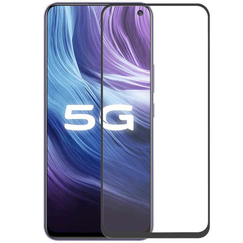 [买2送磨砂壳]轻万适用vivo z6钢化膜全屏黑色高清透明防摔贴膜vivo手机保护膜全玻璃高清大图