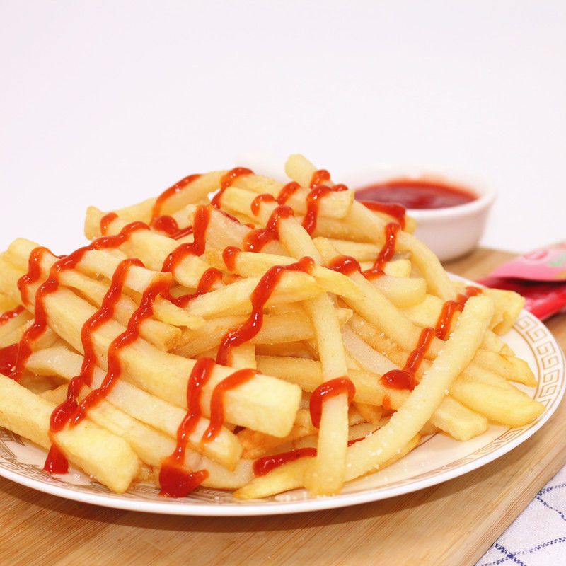 kfc薯条细薯粗薯条炸薯条冷冻油炸小吃半成品商用批发视频