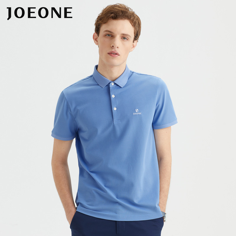 九牧王男装短袖t恤2020夏季新款潮流休闲纯色青年男短袖t恤上衣x