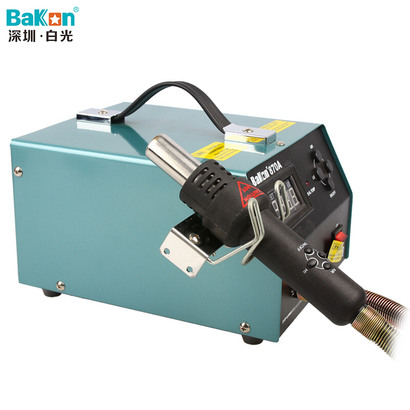 BAKON BK870A 深圳白光智能数显热风枪拆焊台 热风焊台套装 电热工具