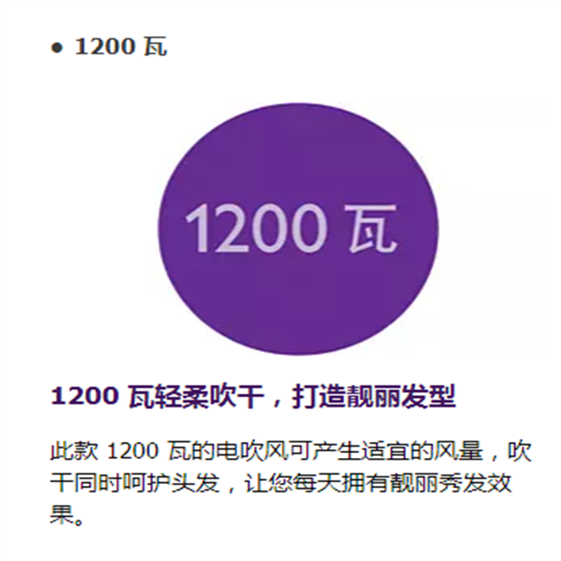 飞利浦 吹风机家用学生宿舍小功率迷你小型不伤发冷热风电吹风筒可折叠便携 BHC010/05粉色三档12