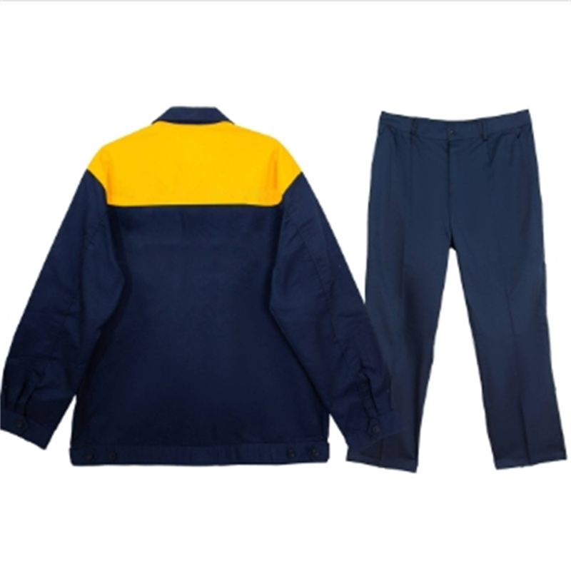 飞翔大雁 春秋工作服 上黄下蓝(M-XXXXL)套高清大图