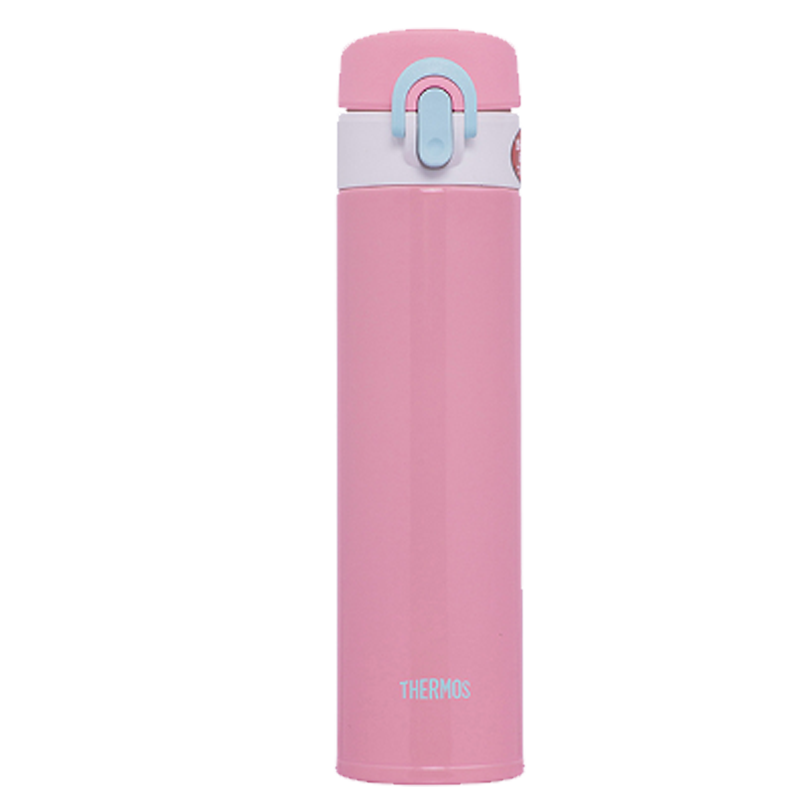 [高挑萝莉风]THERMOS 膳魔师 女士高真空304不锈钢保温杯 JNI-402-POP 400ml 粉色高清大图