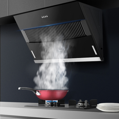 美的 Midea CXW-200-B61A 17立方米爆炒大吸力油烟机 侧吸式 家用抽油烟机