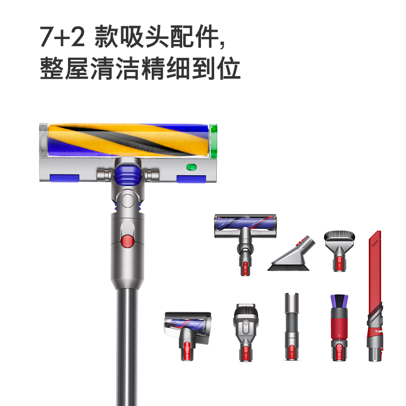 戴森(Dyson)手持吸尘器V12 Detect Slim Absolute 全新吸尘系统,激光探测解决微尘