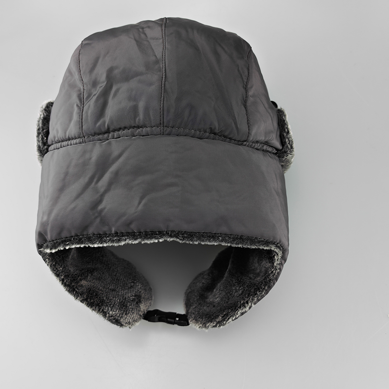 鸽护 雷锋帽 GH25QDK-灰色 顶高清大图