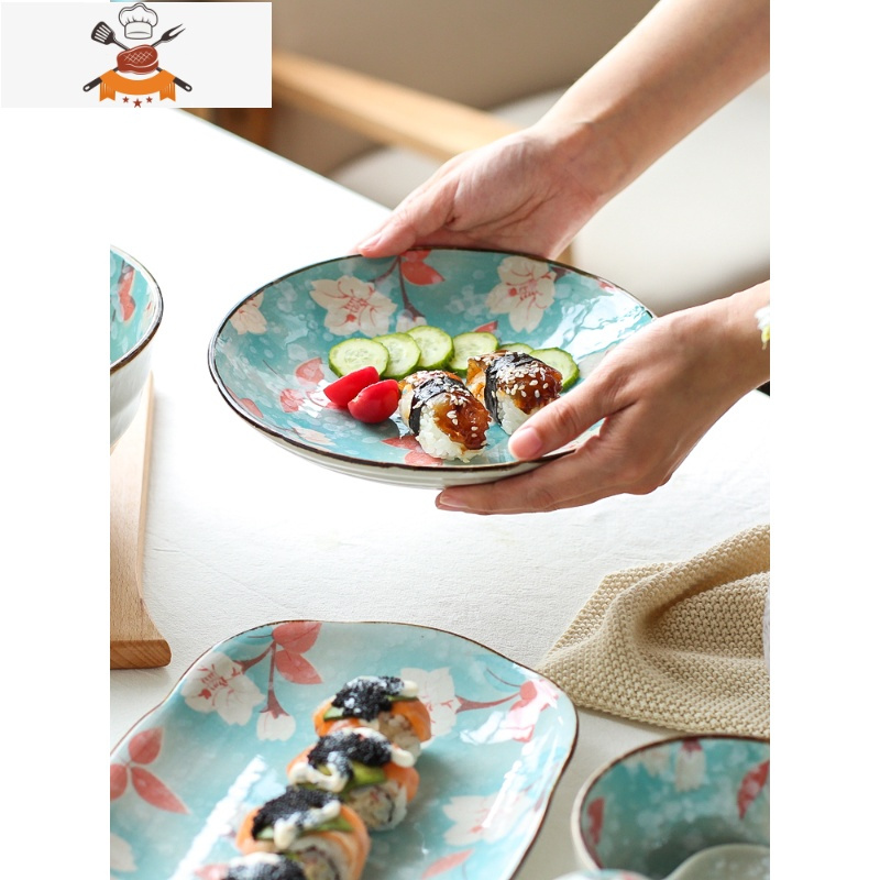 日式碗碟套装家用陶瓷餐具吃饭碗盘子菜盘套碗盘碟套碗