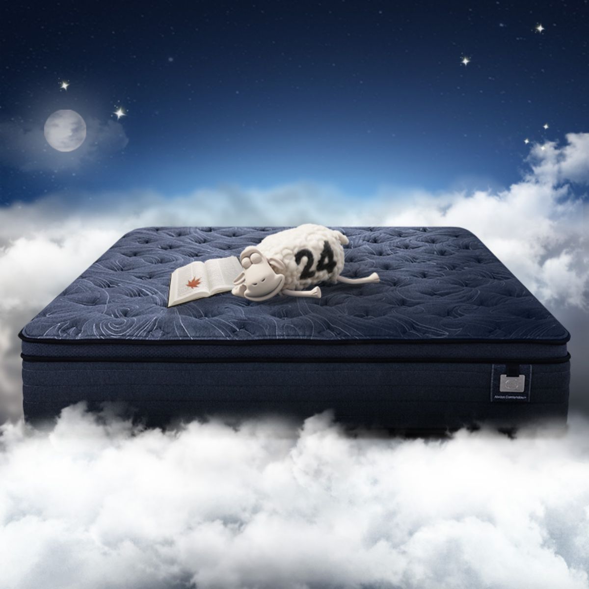 舒达(serta)床垫 乳胶妙而扣弹簧床垫凝胶记忆棉席梦思适中偏软 可