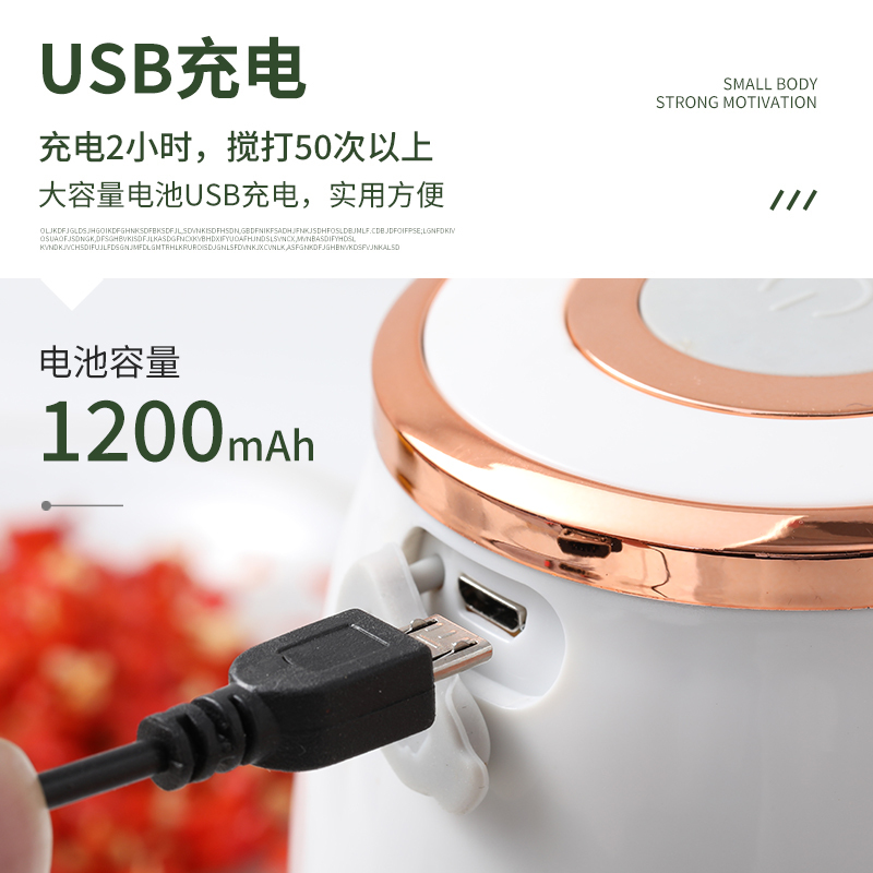 猫非猫(CAT NON CAT) 便携式料理机 搅拌机辅食机 MFM-QS168!高清大图