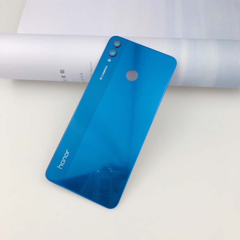 荣耀8x玻璃后盖荣耀8x手机后盖荣耀8x钢化玻璃电池后盖壳荣耀8x原装