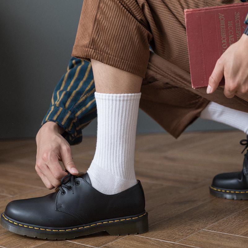 尼曼黑色西装袜子男长袜夏季高筒男士正装商务西裤皮鞋长筒袜薄款白色