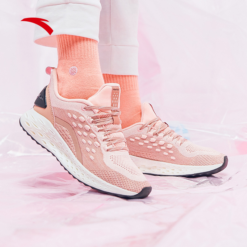安踏女鞋运动鞋女跑步鞋2019新款官正品旅游鞋
