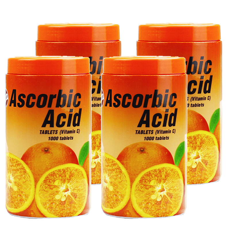 [4瓶]patar泰国维c片 1000片/瓶 香港直邮原装正品补充维生素c维生素c