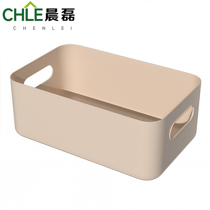 晨磊 收纳筐 奶茶黄不带盖 个高清大图