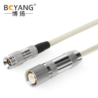 博扬 2M跳线L9-CC4 2M兆E1接头成品跳线 syv75-2-1同轴电缆DDF转接跳线 1芯