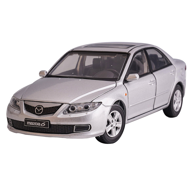 马自达6汽车模型仿真合金属车模摆件收藏儿童玩具小轿车男孩礼物