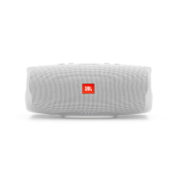 JBL Charge4 音乐冲击波4 蓝牙小音箱 便携迷你音响 低音炮 防水设计 支持多台串联 白色