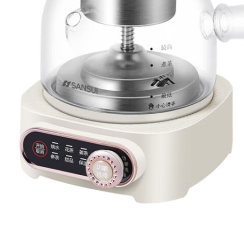 SANSUI 养生壶 容量烧水壶 煮茶器智能煮茶壶 办公室电水壶花茶壶S-ZC4101高清大图