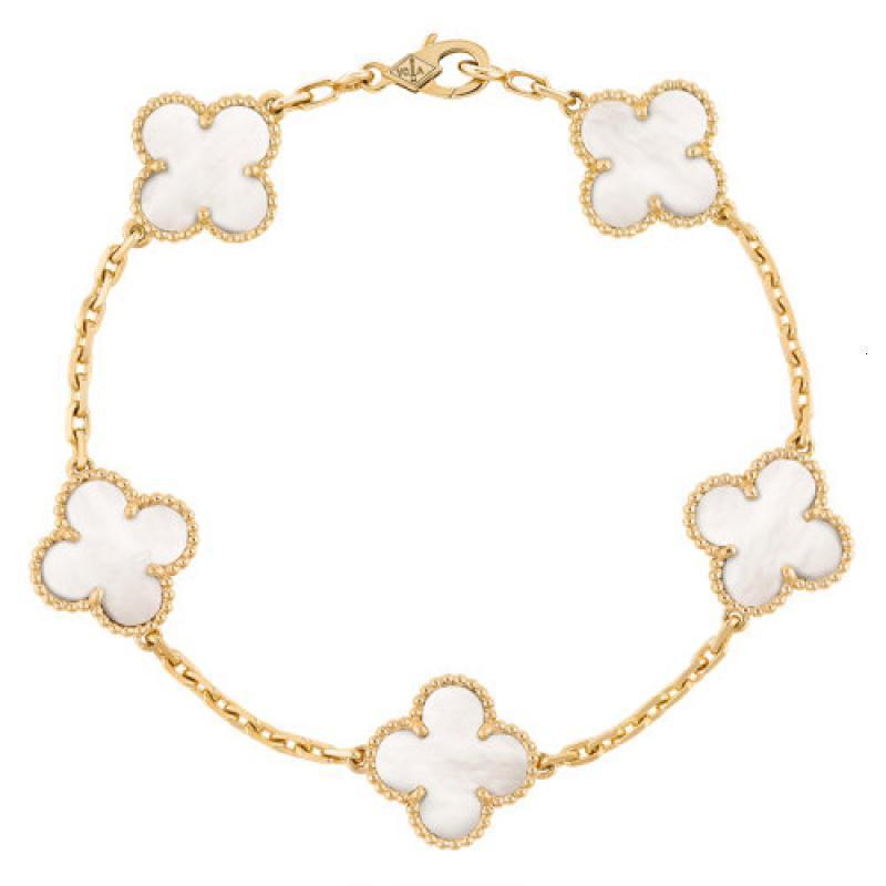 vancleefarpels梵克雅宝经典款vintagealhambra复古白色珍珠母贝五颗