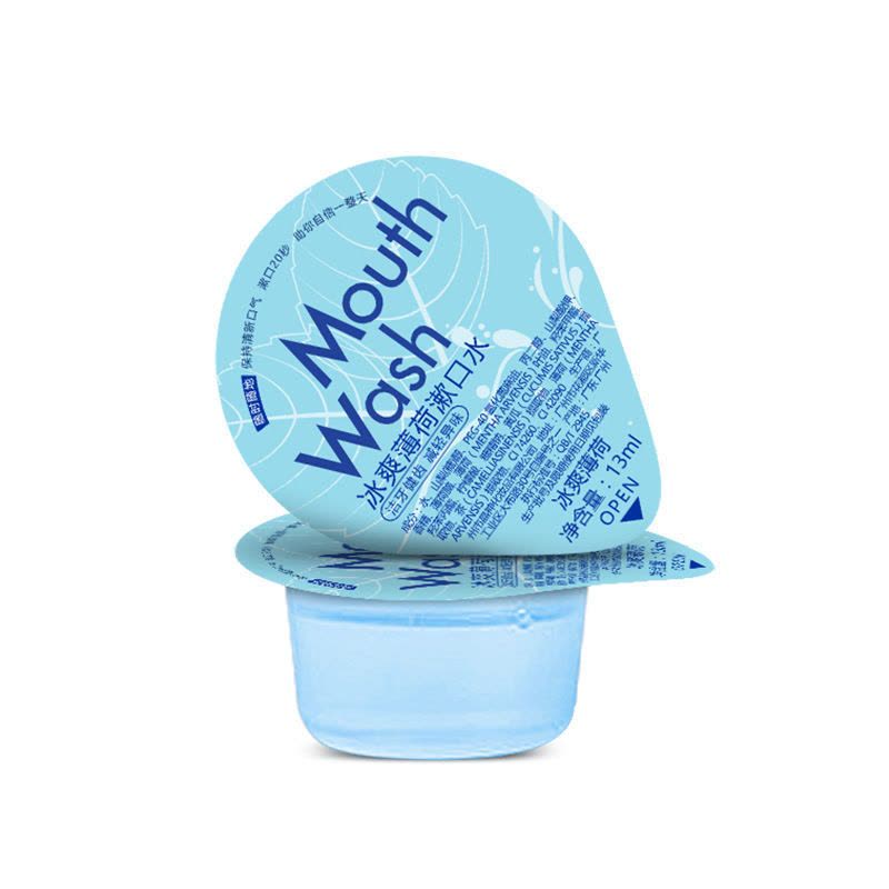 漱口水除口臭便携一次性果冻漱口水除口臭学生便携|升级款-漱口水薄荷味 [买40送40-共80颗]图片