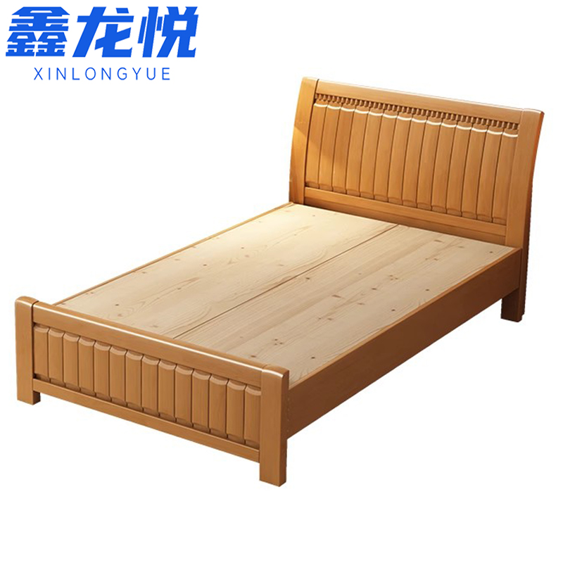 鑫龙悦木质床1.8米张高清大图