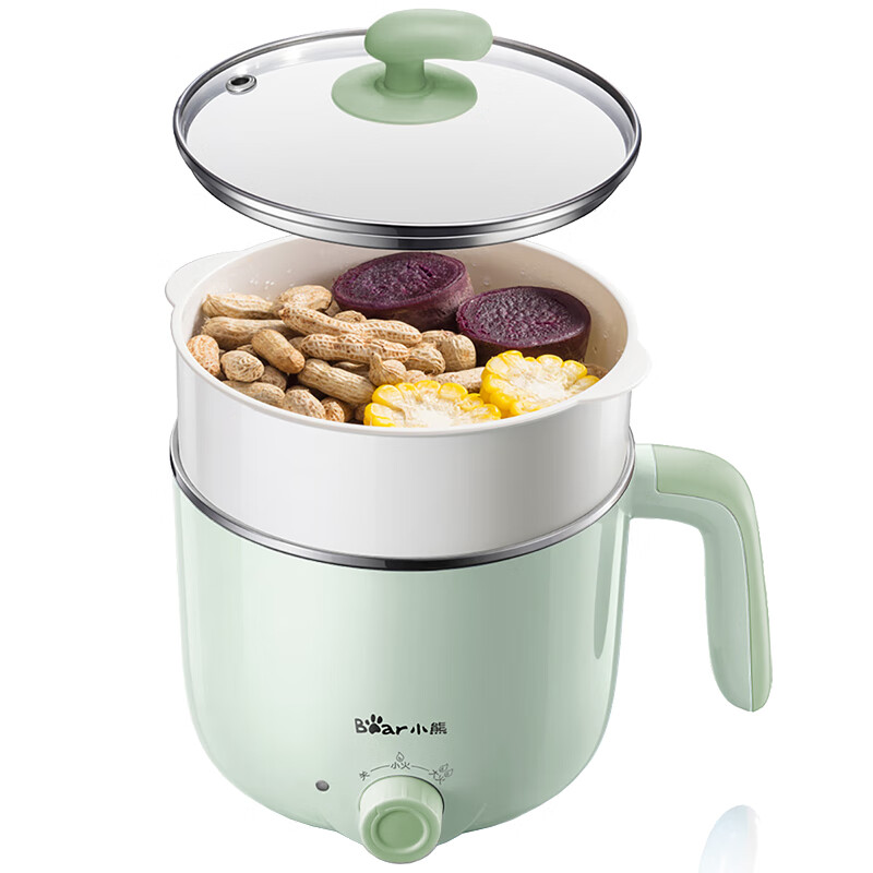 小熊电热锅电火锅DRG-C12R6(塑料蒸笼款)高清大图