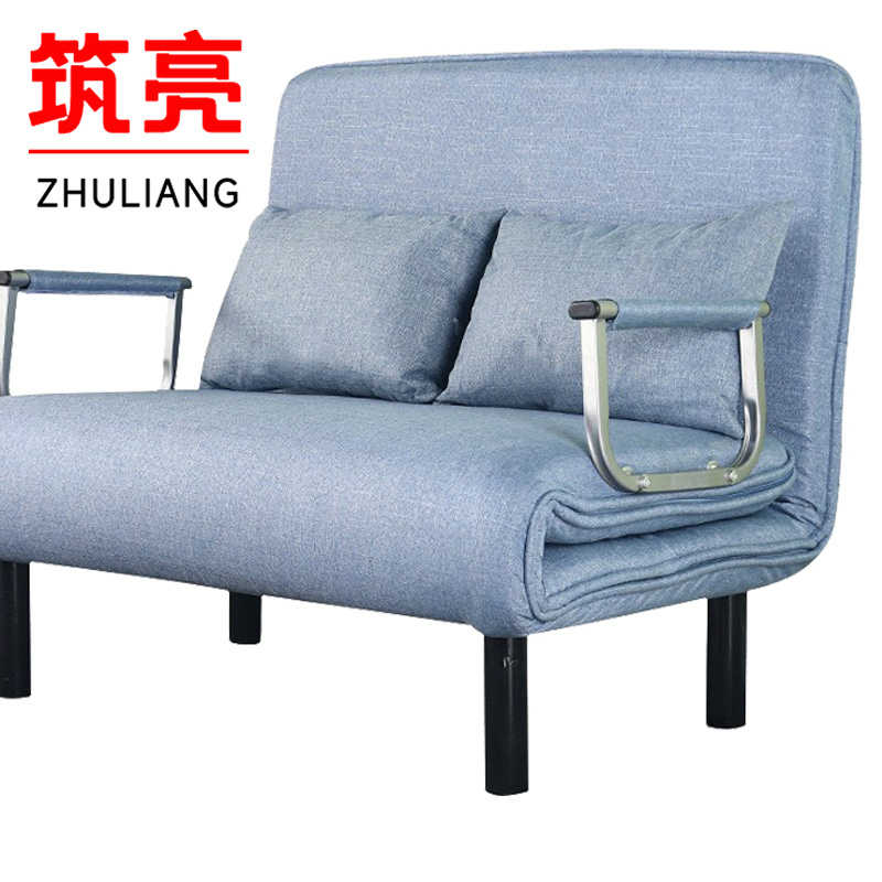 筑亮 沙发床 80*68*85cm蓝色 张高清大图