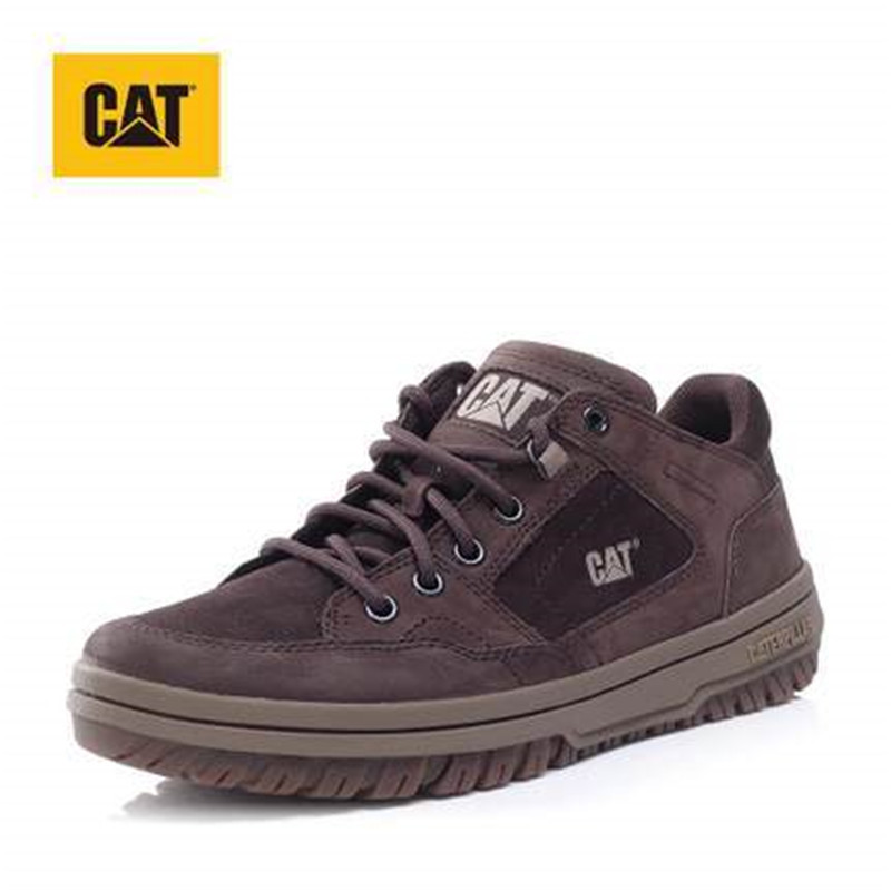 cat男鞋牛皮低帮休闲鞋卡特户外工装鞋运动鞋板鞋p719041