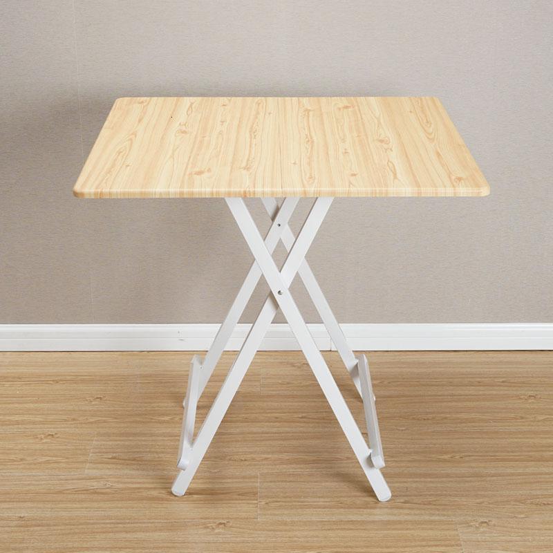 折叠桌餐桌家用桌子4人2简易吃饭饭桌正方形小户型简约多功能方桌