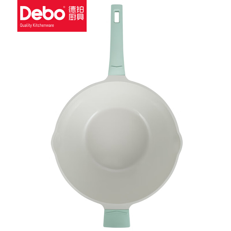 德铂(Debo) DEP-898 卡姆洛炒锅 无涂层 32CM 不粘锅电磁炉燃气通用