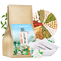 再春堂茯苓菊苣栀子茶150g 菊苣栀子葛根淡竹叶桑叶百合甘草青钱柳降薏仁茯苓五宝茶尿酸养生茶