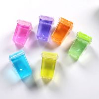 垃圾桶分类 儿童DIY手工创意史莱姆高透棉花泥戳戳泥 6个垃圾桶